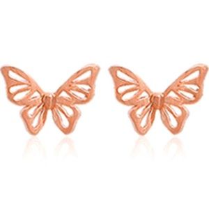 ☀️ Rose Gold Butterfly Stud Earrings 🦋
